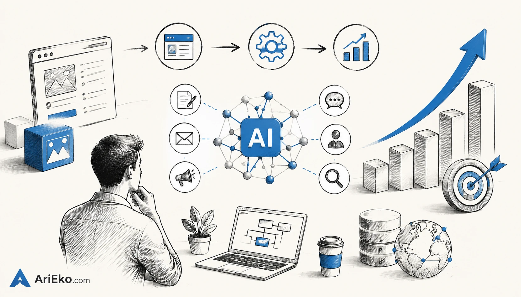 Build, Automate, Scale with AI: Arah Baru AriEko.com untuk Bisnis yang Ingin Tumbuh Lebih Cerdas - featured image