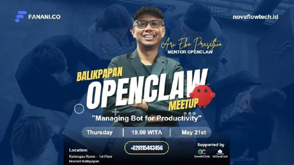 Foto OpenClaw Meetup Balikpapan di Novotel Balikpapan